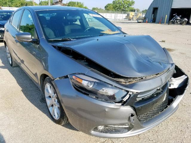 1C3CDFBA0DD268821 - 2013 DODGE DART SXT GRAY photo 1