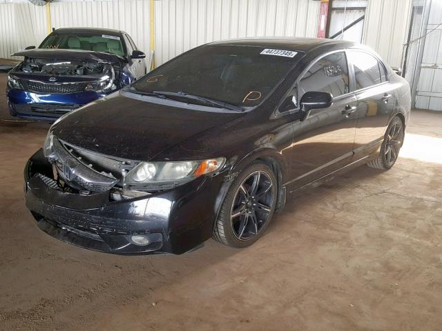 2HGFA15649H507536 - 2009 HONDA CIVIC LX-S أسود صورة 2