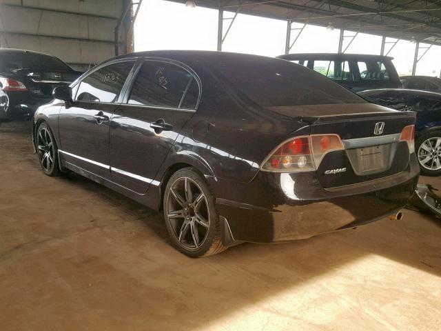 2HGFA15649H507536 - 2009 HONDA CIVIC LX-S أسود صورة 3
