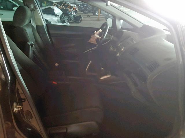 2HGFA15649H507536 - 2009 HONDA CIVIC LX-S أسود صورة 5