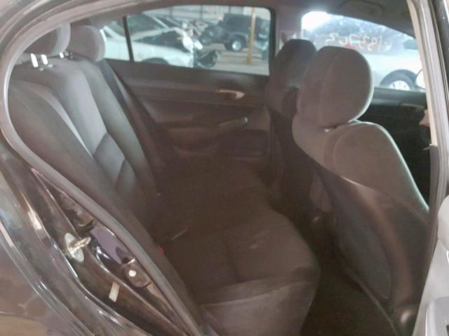 2HGFA15649H507536 - 2009 HONDA CIVIC LX-S أسود صورة 6