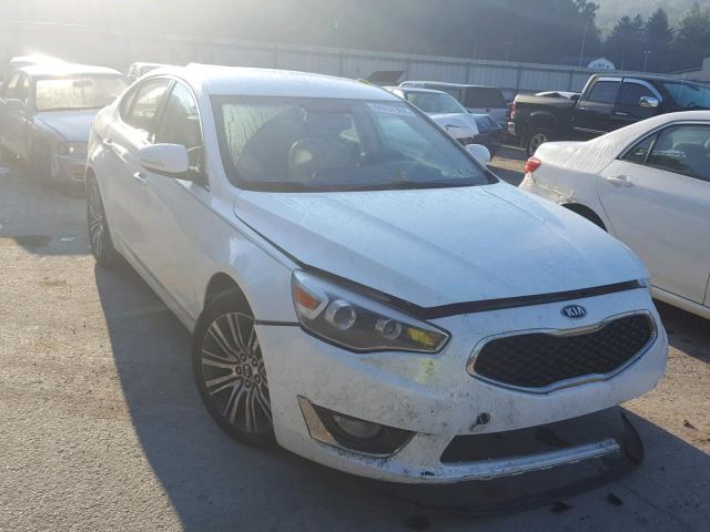 KNALN4D70E5132731 - 2014 KIA CADENZA PR WHITE photo 1