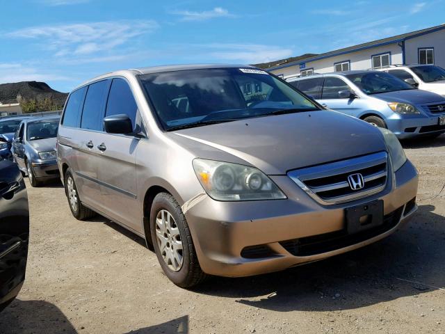 5FNRL38277B122260 - 2007 HONDA ODYSSEY LX BEIGE photo 1