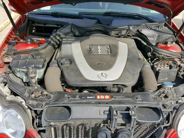 WDBRF92H46F771451 - 2006 MERCEDES-BENZ C 280 4MAT RED photo 7