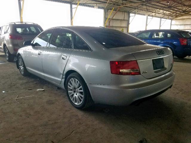 WAUDH74F46N136884 - 2006 AUDI A6 3.2 QUA SILVER photo 3