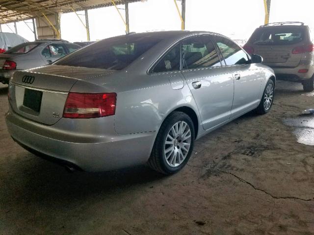 WAUDH74F46N136884 - 2006 AUDI A6 3.2 QUA SILVER photo 4