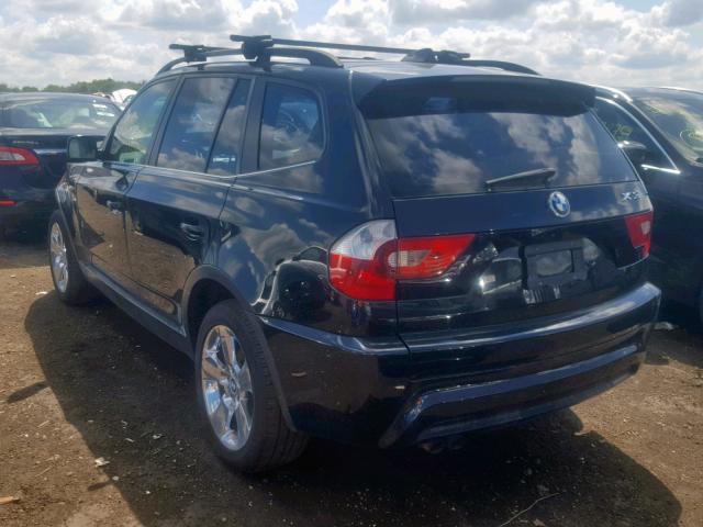 WBXPA93456WD26757 - 2006 BMW X3 3.0I BLACK photo 3