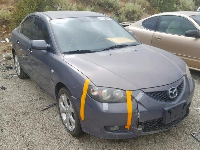 JM1BK32G981128404 - 2008 MAZDA 3 I GRAY photo 1