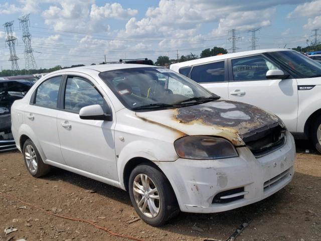 KL1TD56667B033780 - 2007 CHEVROLET AVEO BASE თეთრი ფოტო 1