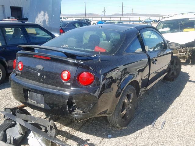 1G1AL18F387283418 - 2008 CHEVROLET COBALT LT BLACK photo 4