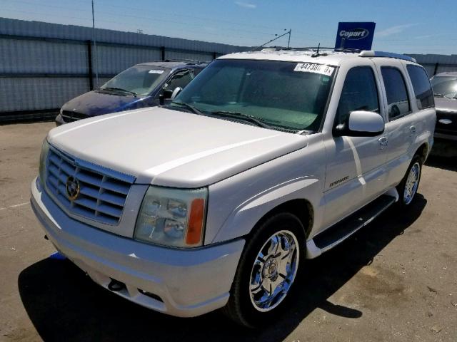 1GYEK63N42R279780 - 2002 CADILLAC ESCALADE L WHITE photo 2