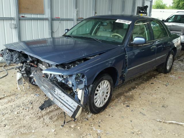 2MEFM75V07X617677 - 2007 MERCURY GRAND MARQ BLUE photo 2