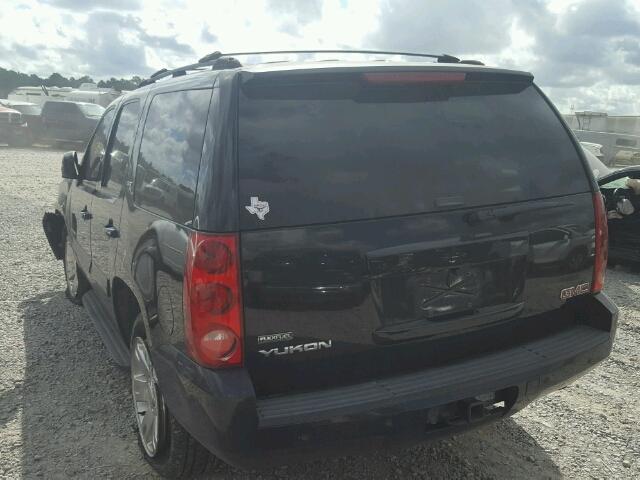 1GKFC13037R314206 - 2007 GMC YUKON BLACK photo 3