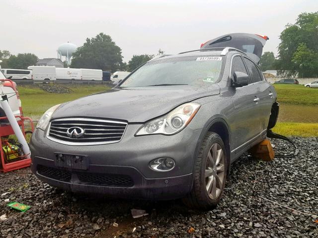 JN1AJ0HR9CM450301 - 2012 INFINITI EX35 BASE CHARCOAL photo 2