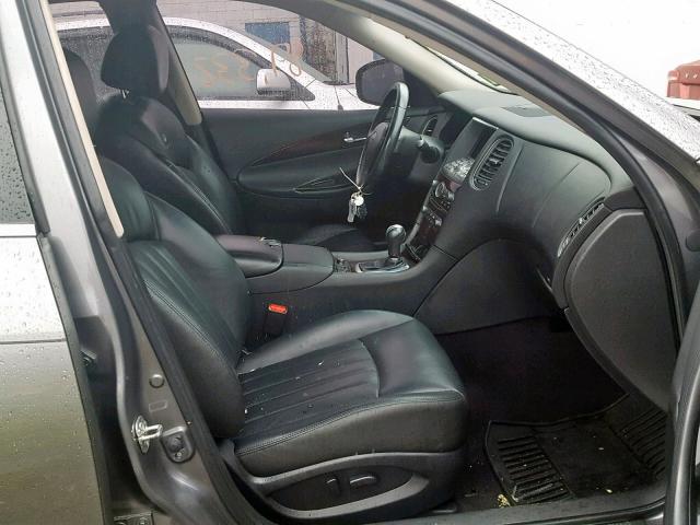 JN1AJ0HR9CM450301 - 2012 INFINITI EX35 BASE CHARCOAL photo 5