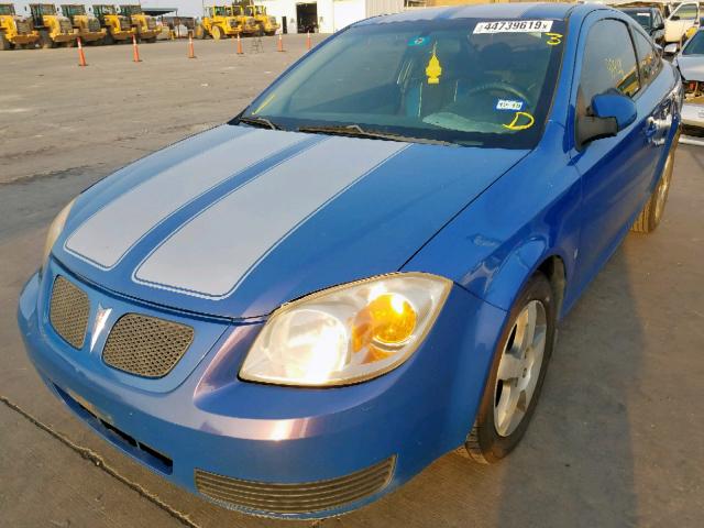 1G1AL18F087148106 - 2008 CHEVROLET COBALT LT BLUE photo 2