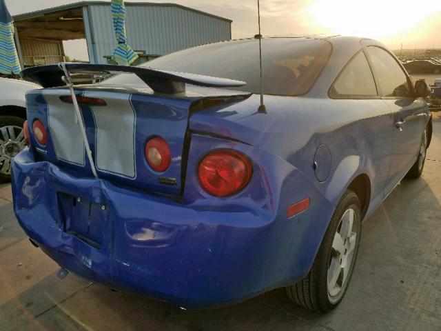 1G1AL18F087148106 - 2008 CHEVROLET COBALT LT BLUE photo 4