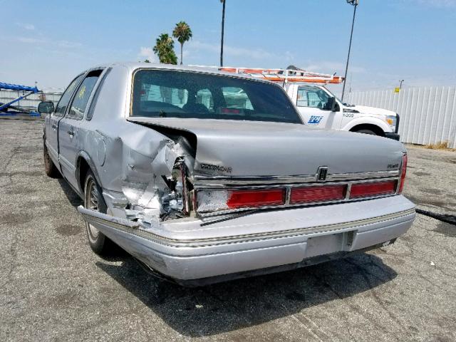 1LNLM81W6SY746780 - 1995 LINCOLN TOWN CAR E SILVER photo 3