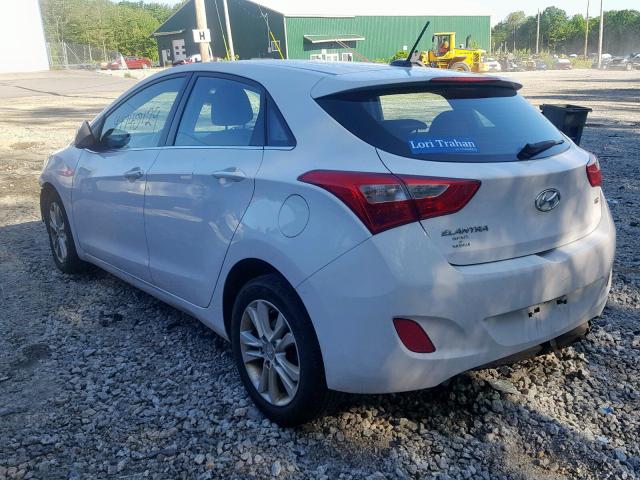 KMHD35LH3FU237554 - 2015 HYUNDAI ELANTRA GT WHITE photo 3