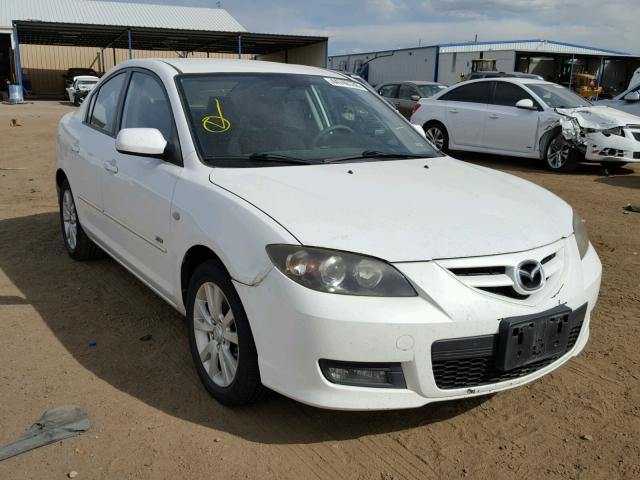 JM1BK324781815550 - 2008 MAZDA 3 S WHITE photo 1