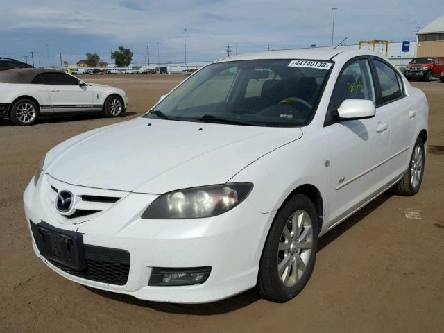 JM1BK324781815550 - 2008 MAZDA 3 S WHITE photo 2