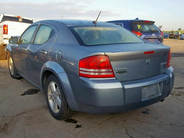 1B3CC1FBXAN210971 - 2010 DODGE AVENGER EX BLUE photo 3