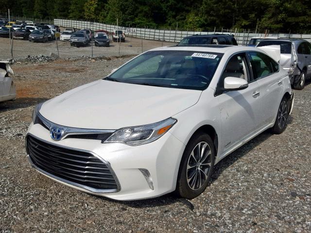 4T1BD1EB8GU051208 - 2016 TOYOTA AVALON HYB WHITE photo 2