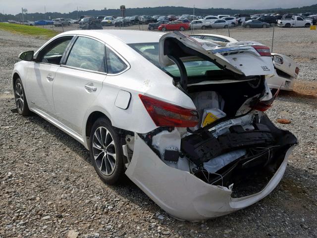 4T1BD1EB8GU051208 - 2016 TOYOTA AVALON HYB WHITE photo 3