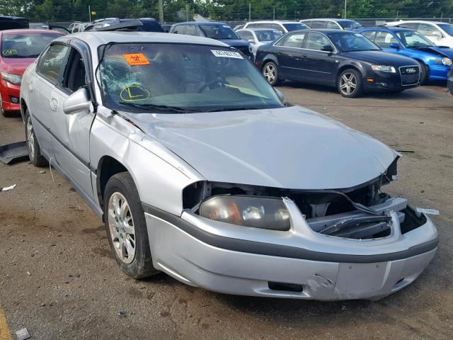 2G1WF55E939147141 - 2003 CHEVROLET IMPALA SILVER photo 1