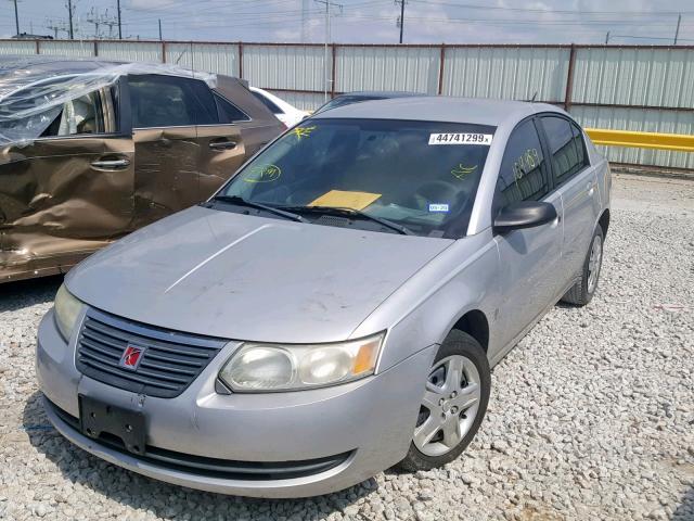 1G8AJ55F96Z127601 - 2006 SATURN ION LEVEL SILVER photo 2