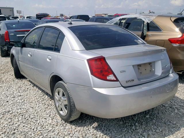 1G8AJ55F96Z127601 - 2006 SATURN ION LEVEL SILVER photo 3