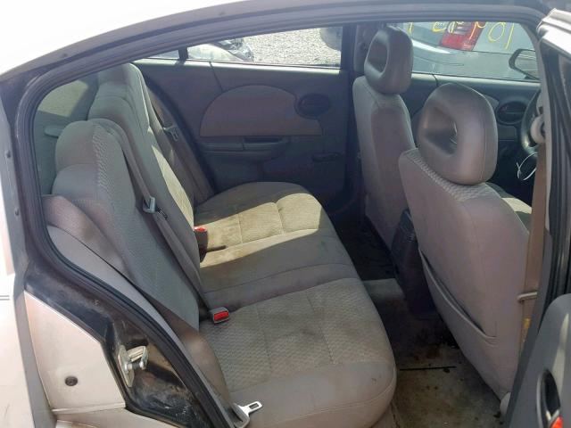 1G8AJ55F96Z127601 - 2006 SATURN ION LEVEL SILVER photo 6
