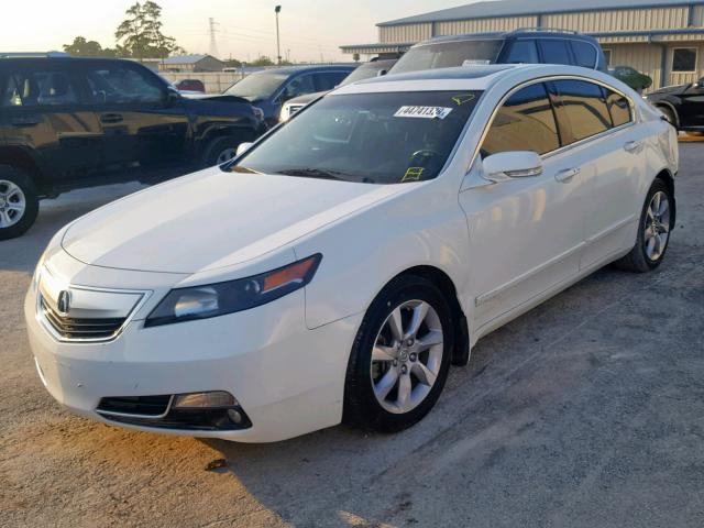 19UUA8F52DA000034 - 2013 ACURA TL TECH WHITE photo 2