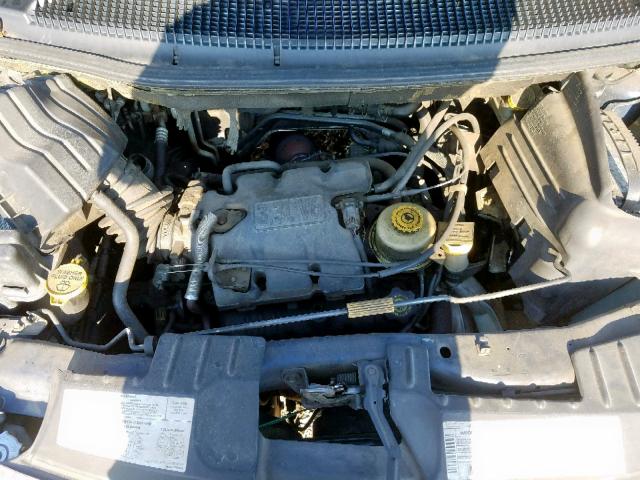 2C4GP44341R258860 - 2001 CHRYSLER TOWN & COU BLUE photo 7