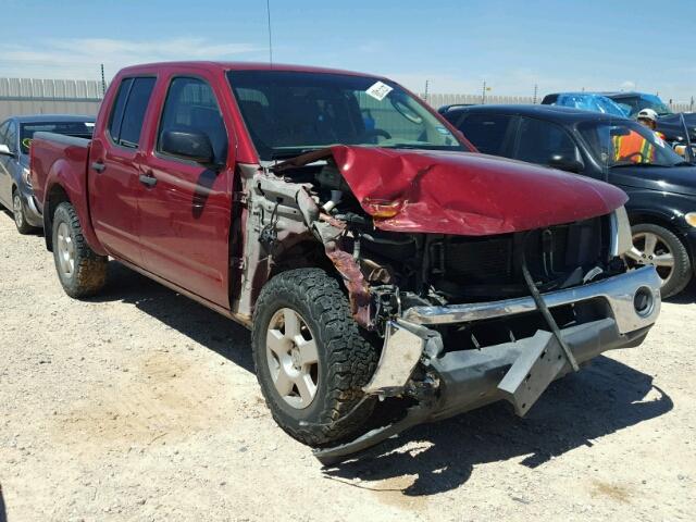 1N6AD07W98C409981 - 2008 NISSAN FRONTIER C BURGUNDY photo 1