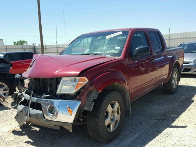 1N6AD07W98C409981 - 2008 NISSAN FRONTIER C BURGUNDY photo 2