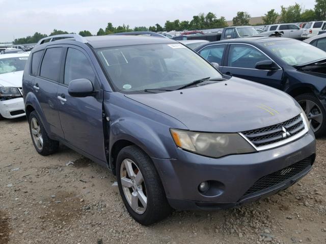 JA4MT41X17Z017949 - 2007 MITSUBISHI OUTLANDER GRAY photo 1