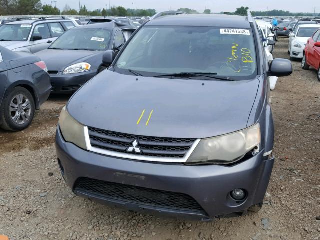 JA4MT41X17Z017949 - 2007 MITSUBISHI OUTLANDER GRAY photo 7