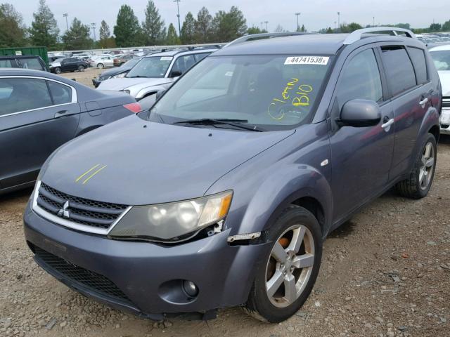 JA4MT41X17Z017949 - 2007 MITSUBISHI OUTLANDER GRAY photo 9