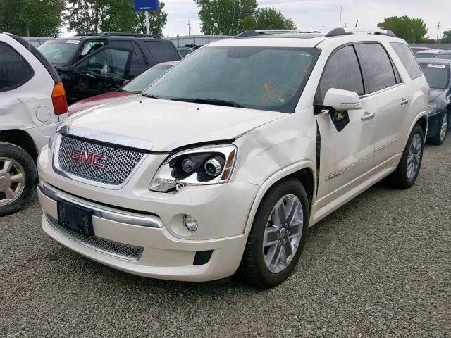 1GKKVTED5CJ299513 - 2012 GMC ACADIA DEN WHITE photo 2