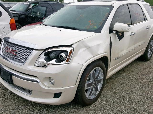 1GKKVTED5CJ299513 - 2012 GMC ACADIA DEN WHITE photo 9