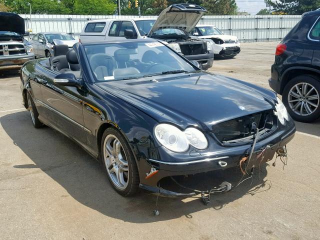 WDBTK72F99T100836 - 2009 MERCEDES-BENZ CLK 550 BLACK photo 1