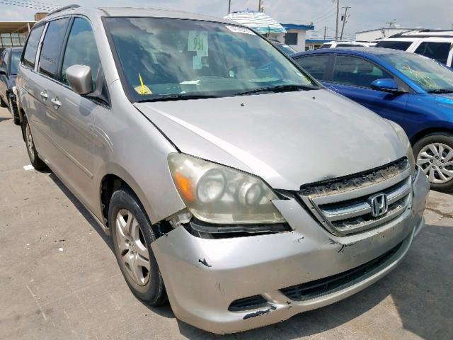 5FNRL38467B439402 - 2007 HONDA ODYSSEY EX SILVER photo 1