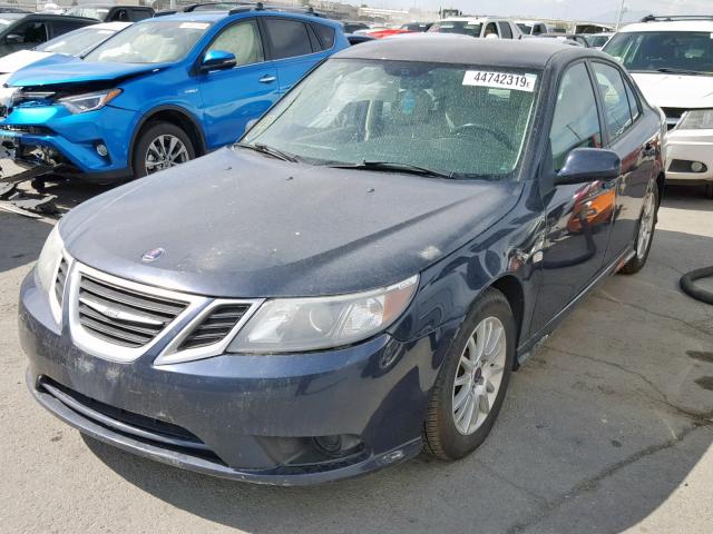 YS3FA4CY0B1302815 - 2011 SAAB 9-3 2.0T BLUE photo 2