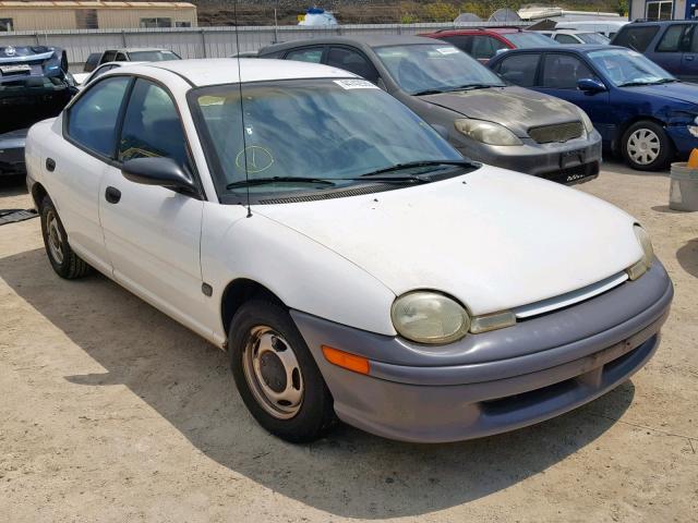 1B3ES27C3SD319921 - 1995 DODGE NEON WHITE photo 1