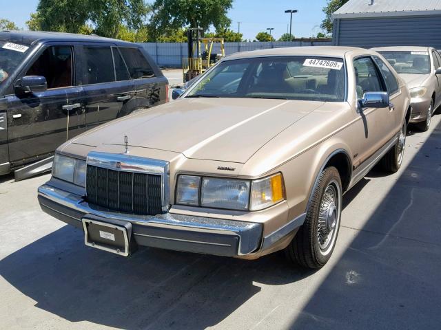 1LNBM92E4JY861738 - 1988 LINCOLN MARK VII B GOLD photo 2