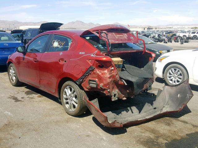 3MYDLBZV2GY101061 - 2016 TOYOTA SCION IA RED photo 3