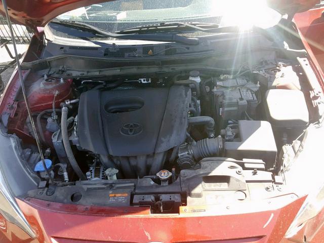 3MYDLBZV2GY101061 - 2016 TOYOTA SCION IA RED photo 7