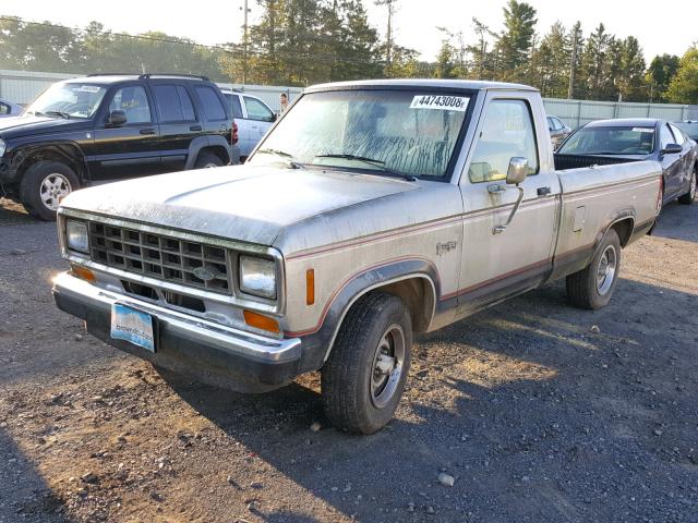 1FTBR10T4HUD11580 - 1987 FORD RANGER SILVER photo 2