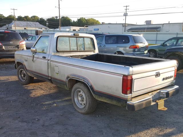 1FTBR10T4HUD11580 - 1987 FORD RANGER SILVER photo 3